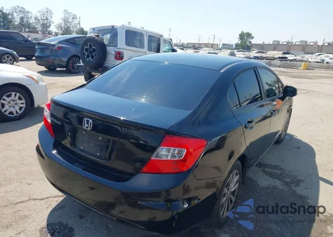 2012 Honda Civic Ex z USA, uszkodzony, nr VIN 19XFB2F85CE309794